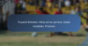 Tosaint Ricketts: Hitos en la carrera, Goles notables, Premios